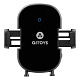 Универсальный держатель телефона с беспроводной зарядкой Arroys Vent-W1 Auto на решетку вентиляции (черный)