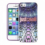 Чехол для iPhone 5/5S JUST CAVALLI "WILD MANDALA" фиолетовый