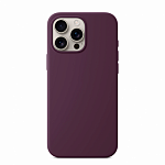 Чехол iPhone 16 Pro Max Silicone Case Magsafe (сливовый)