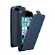Чехол и защитная пленка для Apple iPhone 5/5S Deppa Flip Cover синий