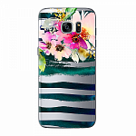 Чехол для Samsung Galaxy S7 edge Deppa Art Case Flowers Акварель