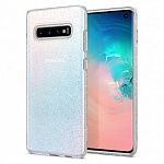 Чехол Spigen Liquid Crystal Glitter для Samsung Galaxy S10 (прозрачный) (605CS25797)