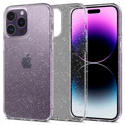 Чехол Spigen Liquid Crystal Glitter для Apple iPhone 14 Pro Max (прозрачный)