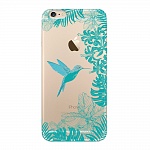 Чехол и защитная пленка для Apple iPhone 6 Plus Deppa Art Case Jungle колибри