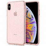 Чехол Spigen Liquid Crystal Glitter для iPhone XS Max (розовый)