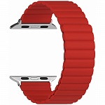 Силиконовый ремешок Lyambda ACRUX для Apple Watch 38mm\40mm\41mm (красный)