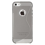 Силиконовый чехол для iPhone 5 серый