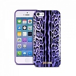 Чехол для iPhone 5/5S JUST CAVALLI "LEOPARD" 1 фиолетовый