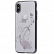 Чехол DEVIA Crystal Lotus Case для Apple iPhone X\XS (черный)