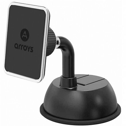 Универсальный держатель телефона Arroys Dash-SM4 на торпедо (черный)