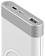 Универсальный внешний аккумулятор с беспроводной зарядкой Rock P55 Power bank wireless charging 10000 mAh white
