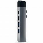 Хаб  Satechi ALUMINUM TYPE-C PRO HUB ADAPTER WITH ETHERNET (Space Gray)