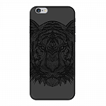 Чехол и защитная пленка для Apple iPhone 6 Deppa Art Case Black тигр
