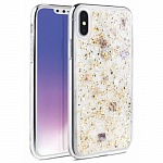 Чехол для iPhone XS Max Uniq Lumence Clear Gold