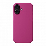 Чехол iPhone 16 Plus Silicone Case Magsafe (малиновый)