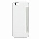 Пластиковый чехол для iPhone 5/5S с дополнительным отделением Ozaki 0.3 + Pocket белый