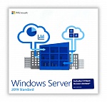 Microsoft Windows Server 2019 Standard Eng (5 пользователей, 16 ядер) коробочная версия [P73-07680]