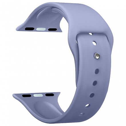Ремешок силиконовый Deppa Band Silicone для Apple Watch 42/44 mm (лавандовый)