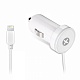 Автомобильное зарядное устройство dexim DCA288 для iPod, iPhone, iPad с разъемом Lightning белый