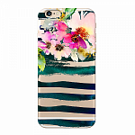 Чехол для Apple iPhone 6/6S Deppa Art Case Flowers Акварель