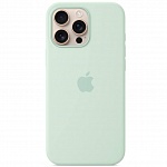 Чехол iPhone 16 Pro Max Silicone Case Magsafe (аквамарине)