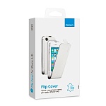 Чехол и защитная пленка для Apple iPhone 4/4S Deppa Flip Cover белый