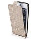 Чехол для iPhone 6 Guess Croco Flip бежевый