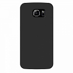 Чехол и защитная пленка для Samsung Galaxy S6 Deppa Sky Case 0.4 mm черный
