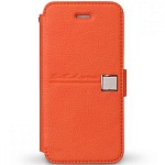 Кожаный чехол Zenus Color Point (оранжевый) для iPhone 5, 5s
