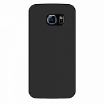 Чехол и защитная пленка для Samsung Galaxy S6 edge Deppa Sky Case 0.4 mm черный