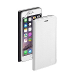Чехол и защитная пленка для iPhone 6 Deppa Wallet Cover PU магнит белый