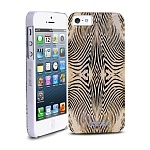 Чехол JUST CAVALLI для iPhone 5 Zebra золотистый