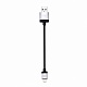 Кабель Lightning to USB Just Mobile AluCable Mini 10 cm для iPhone 5\6, iPad mini, iPad Air, iPad 4