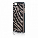 Чехол Bling My Thing для iPhone 6 Plus Glam! Zebra Black Dimond