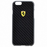 Чехол для iPhone 6 Ferrari Formula One Hard Real Carbon (black)