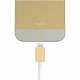 Кабель для iPhone 5\6, iPad mini, iPad Air, iPad 4 MOSHI USB-Lightning 1m золотой