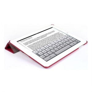 Jison Case Smart Leather Case кожаный чехол для iPad 2\3\4 (малиновый)