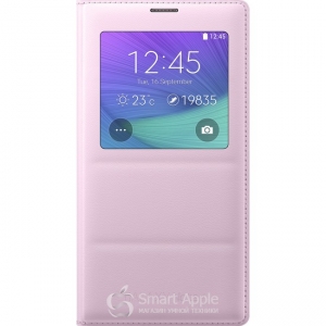 Чехол-книжка Samsung S-View для Galaxy Note 4 N910 Pink EF-CN910BPEGRU