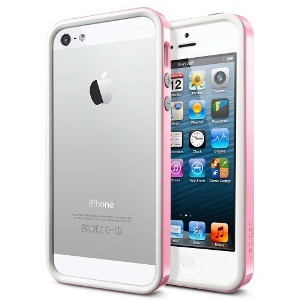 Бампер SGP iPhone 5, 5s Case Neo Hybrid EX Snow (розовый)
