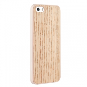 Пластиковый чехол Ozaki O!coat 0.3+ Wood для iPhones 5/5S бежево-розовый