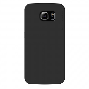 Чехол и защитная пленка для Samsung Galaxy S6 Deppa Sky Case 0.4 mm черный