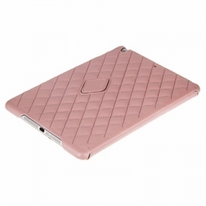 Чехол для iPad Air JisonCase QUILTED LEATHER SMART CASE розовый