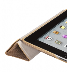 Кожаный чехол для iPad 2\3 Navjack бежевый