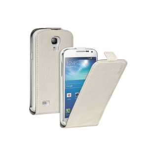 Чехол и защитная пленка для Samsung Galaxy S4 mini Deppa  Flip Cover белый