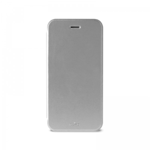 Чехол-книжка для iPhone 6 Puro Custodia Booklet Crystal серебряный