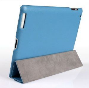 Jison Case Smart Leather Case blue кожаный чехол для iPad 2\3\4