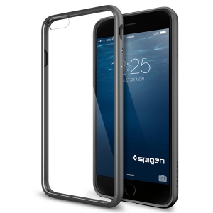 Чехол для Apple iPhone 6 Plus Spigen Ultra Hybrid стальной