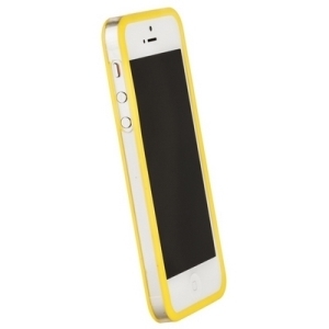 Бампер GRIFFIN желтый с прозрачной полосой для Apple iPhone 5, 5s