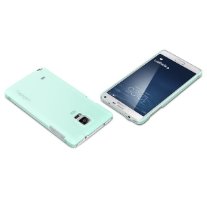 Чехол для Galaxy Note 4 Spigen Thin Fit Series мятный