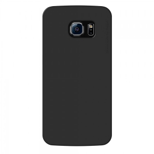 Чехол и защитная пленка для Samsung Galaxy S6 edge Deppa Sky Case 0.4 mm черный